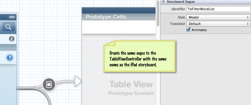iPhone modal view in place of popover view