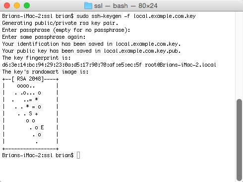 Create Host Key