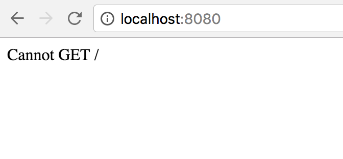 Our node server is running